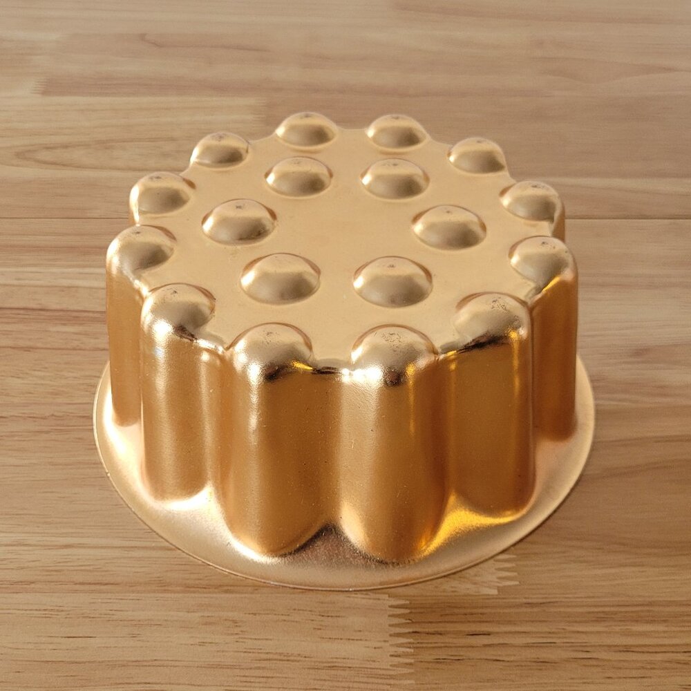 Cherry Bump Copper Jello Mold